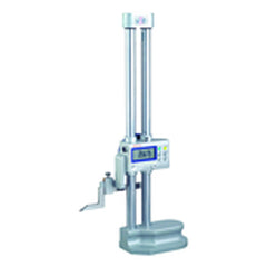 Electronic Twin Beam Height Gage w / SPC Output - 24″ / 600 mm-0.0005″ / 0.01 mm Resolution - Exact Tool & Supply
