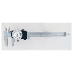 ‎0-8″ Range - Dial Caliper White Face - 0.001″ Graduation - Exact Tool & Supply