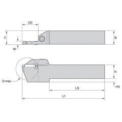 WMT RH Toolholder .625 x .625 Seat 5 - Exact Tool & Supply