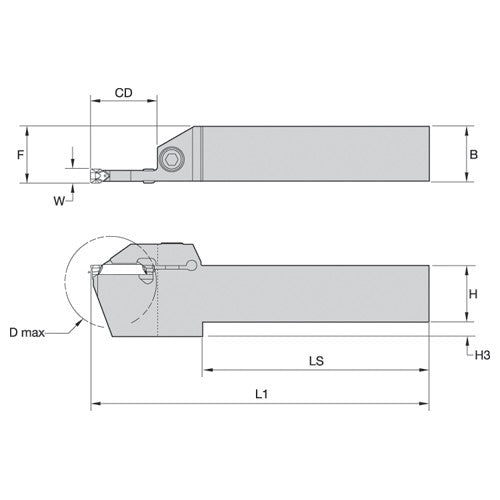 WMT RH Toolholder .750 x .750 Seat 3 - Exact Tool & Supply