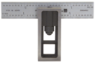 #599-555-3 - 4'' - 4R Graduation - Chrome - Double Square - Exact Tool & Supply