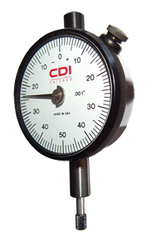 .250 Total Range - 0-100 Dial Reading - AGD 2 Dial Indicator - Exact Tool & Supply