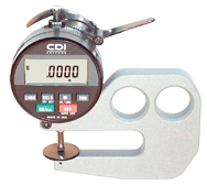 #DG10-10 - 0 - .050'' Range - .0005" Resolution - 2'' Throat Depth - Electronic Thickness Gage - Exact Tool & Supply