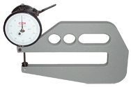 #DG10-14 - 0 - 1'' Range - .001" Graduation - 6'' Throat Depth - Dial Thickness Gage - Exact Tool & Supply