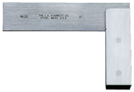 #20-6-Certified - 6'' Length - Hardened Steel Square with Letter of Certification - Exact Tool & Supply