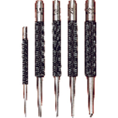 Starrett Center Punch - Model No 117AA; 1/16″ Tip Diameter; 3/16″ Body Diameter - Exact Tool & Supply