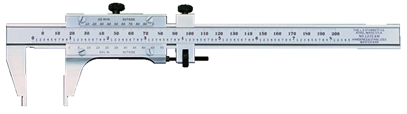 #123Z-12 - 0 - 12'' Measuring Range (.001 Grad.) - Vernier Caliper - Exact Tool & Supply