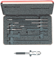 #124BZ - 2 - 12'' Measuring Range - .001 Graduation - Hardened & Ground Face - Inside Micrometer - Exact Tool & Supply