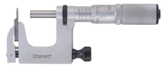 #220XFL-1 - 0 - 1'' Measuring Range - .001 Graduation - Friction Thimble - Carbide Face - Multi Anvil Micrometer - Exact Tool & Supply