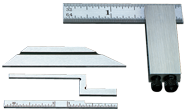 #453C - 2-1/2'' Length - Die Maker's Square with 32nds & 64ths Graduations - Exact Tool & Supply