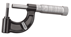 #569AXP - 0 - 1'' Measuring Range - .001" Graduation - Friction Thimble - Carbide Face - Tubing Micrometer - Exact Tool & Supply