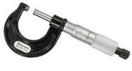 #T436.1XRL-1   0 - 1'' Measuring Range - .001 Graduation - Ratchet Thimble - Carbide Face - Outside Micrometer - Exact Tool & Supply