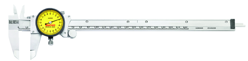 #120M-225 - 0 - 225mm Measuring Range (0.02mm Grad.) - Dial Caliper - Exact Tool & Supply