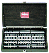 81 Piece - Grade 2+4 - Steel - Rectangular Gage Block Set in Case - Exact Tool & Supply