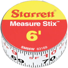 Model SM66W-3/4″ × 6 feet - Adhesive Backed Steel Measuring Tape - Exact Tool & Supply