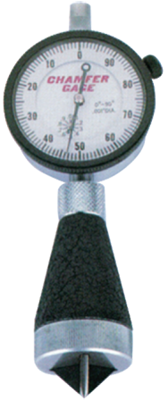 0 - 1" Capacity - 127° Angle - Mechanical Chamfer Gage - Exact Tool & Supply