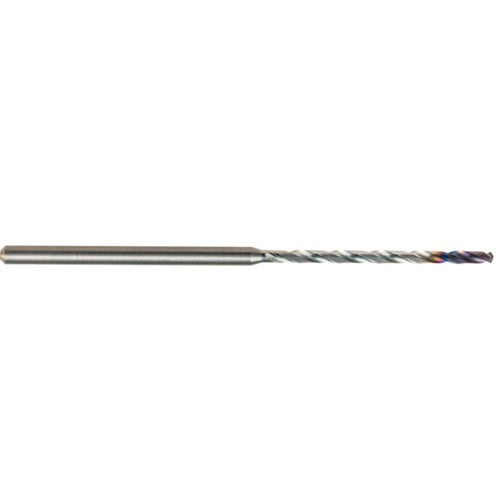 1.65 mm Dia. × 3.0 mm Shank × 7 mm Flute Length × 50 mm OAL, 2xD, 142°, ALtimaÂ, 2 Flute, Solid Carbide Drill - Exact Tool & Supply