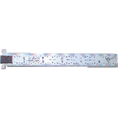 Hook Rule - Model 402-H06-6″ Length-4R Graduation-3/4″ Width - Exact Tool & Supply