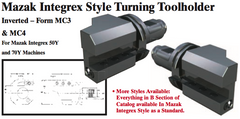 Mazak Integrex Style Turning Toolholder (Inverted Ð Form MC4 Left Hand) - Part #: CNC86 M34.6032L (Bottom) - Exact Tool & Supply