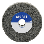 6 x 1 x 1" - Fine Grit - Silicon Carbide - Clean & Finish Convolute Wheel - Exact Tool & Supply