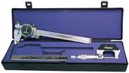 Kit Contains: 0-1" Micrometer; 6" Black Face Dial Caliper; 6" Flexible EZ Read 4R Rule; Protective Case - Machinist Universal Measuring Set - Exact Tool & Supply