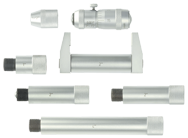 2 - 12'' Measuring Range - .001" Graduation - Hardened & Ground Face - Tubular Inside Micrometer Set - Exact Tool & Supply