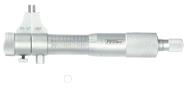 .2 - 1'' Measuring Range - .001/.01mm Graduation - Ratchet Thimble - Hardened & Ground Face - Inside Micrometer - Exact Tool & Supply