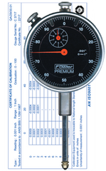 1 Total Range - 0-100 Dial Reading - AGD 2 Dial Indicator - Exact Tool & Supply