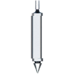 Combo Edge & Center Finder - Model 52–575–025 - Double End–1/2″ Shank–0.200″ x Point Tip - Exact Tool & Supply