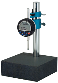 Kit Contains: Granite Base with .0005/.01mm Electronic Indicator - Granite Stand with Indi-X Blue Electronic Indicator - Exact Tool & Supply