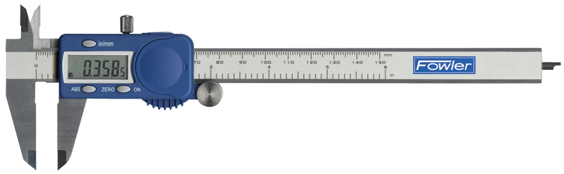 0 - 6" / 0 - 150mm Measuring Range (.0005" / .01mm Res.) - Xtra-Value Electronic Caliper - Exact Tool & Supply