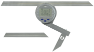 #54-440-750 - 360° Graduation - 6 & 12'' Blade Size - Electronic Bevel Protractor - Exact Tool & Supply