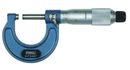 0 - 1'' Measuring Range - .0001" Graduation - Ratchet Thimble - Carbide Face - Outside Micrometer - Exact Tool & Supply
