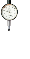 3mm Total Range - .01mm Graduation - AGD 1 Dial Indicator - Exact Tool & Supply