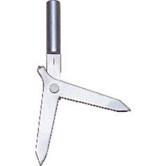 Satin Chrome Center Finder - Model 4200–100 - Maximmum Diameter 2 7/8″ - Exact Tool & Supply