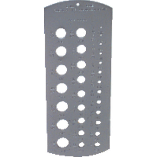 Model 5054 - #61 - #80 - Drill Gage - Exact Tool & Supply