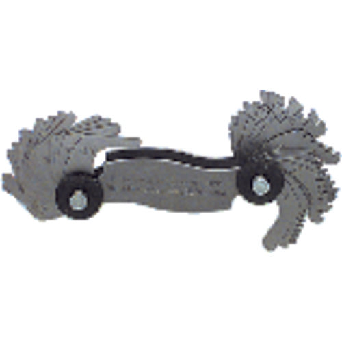 Model 5642–30 Leaves–4 to 42 Pitch - Screw Pitch Gage - Exact Tool & Supply
