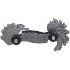 Model 5642–30 Leaves–4 to 42 Pitch - Screw Pitch Gage - Exact Tool & Supply