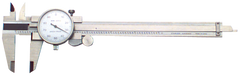 0 - 4'' Measuring Range (.001 Grad.) - Stainless Steel Dial Caliper - Exact Tool & Supply