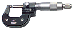 2 - 3'' Measuring Range - .0001 Graduation - Ratchet Thimble - Carbide Face - Digital Outsite Micrometer - Exact Tool & Supply
