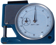 #DTG2 - 0 - .500'' Range - .001" Graduation - 1/2'' Throat Depth - Dial Thickness Gage - Exact Tool & Supply