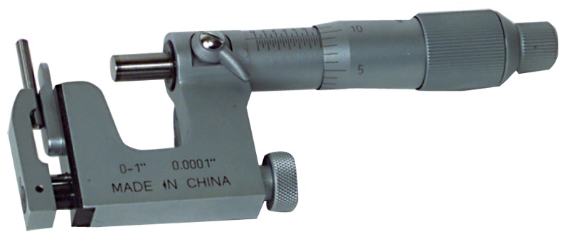 1 - 2'' Measuring Range - .0001 Graduation - Friction Thimble - Carbide Face - Mutli-Anvil Micrometer - Exact Tool & Supply