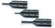 Set of 3 Pairs-Min Depth .400; .625; & 1 - Groove Measurement Caliper Jaw Set - Exact Tool & Supply