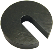 1-1/4 Bolt Size - Black Oxide Carbon Steel - C Washer - Exact Tool & Supply