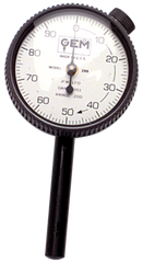 .200 Total Range - 0-100 Dial Reading - Back Plunger Dial Indicator - Exact Tool & Supply