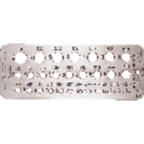 ‎14 - 1/16″-1/2″ - Drill Gage - Exact Tool & Supply