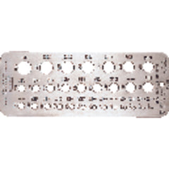 ‎14 - 1/16″-1/2″ - Drill Gage - Exact Tool & Supply