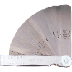 ‎230 Thickness Gage 26 Leaf-0.002″ To 0.025″ (0.051″ To 0.635 mm) Range - Exact Tool & Supply