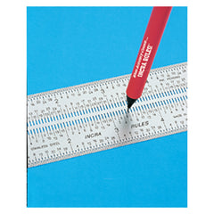 ‎1241 12″ × 7/8″ Width-32nds, mm's Graduations - Flexible Marking Rule - Exact Tool & Supply