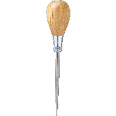 ‎818 General Hardwood Handle Scratch Awl - 6-1/2″ Overall Length Alloy Steel Tip - Exact Tool & Supply